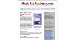 Desktop Screenshot of musicbizacademy.com